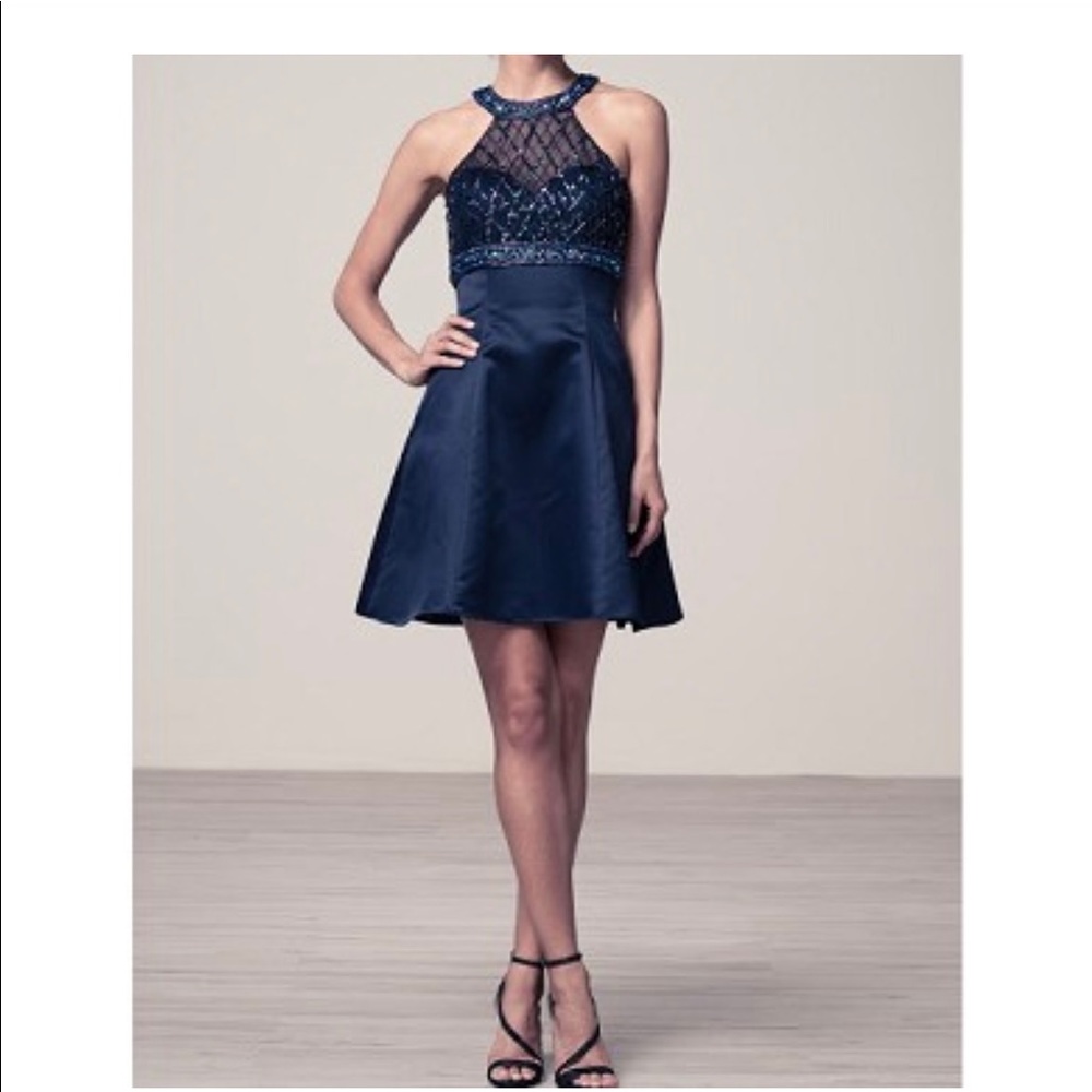 Navy blue dress